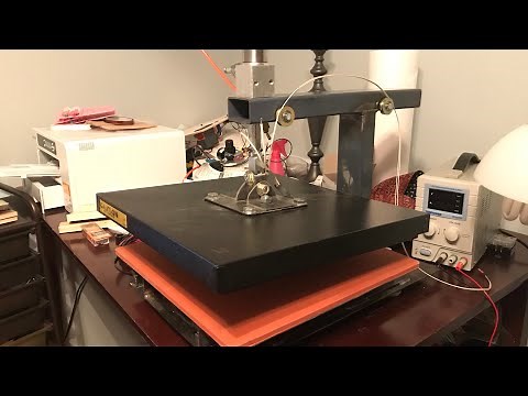 FIRST EVER BUILT HOMEMADE PNEUMATIC HEAT PRESS