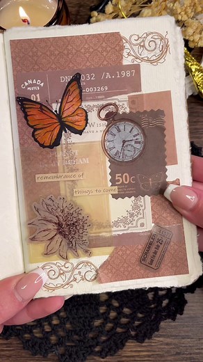 Vintage Neutral Theme ASMR Creative Journal