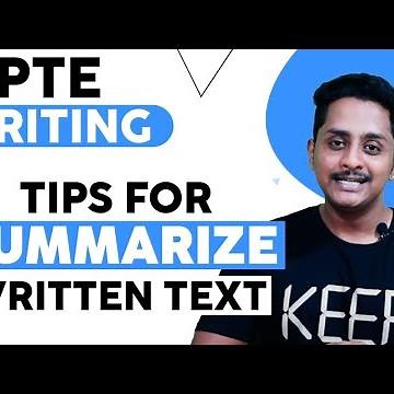 Tips for summarize written text | PTE WRITING