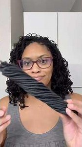 Curls from my Wrap A Loc tools 💁🏾‍♀️✨#locs #locsjourney #locstyles #microlocs