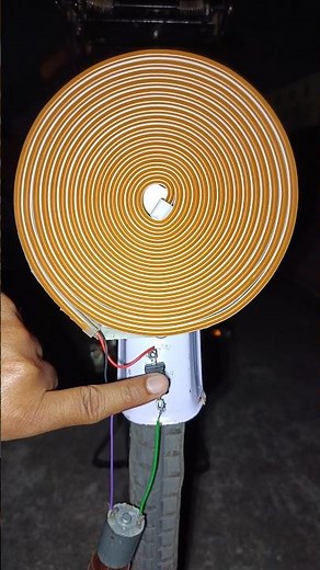 I Powered Neon Strip LEDs Using My Bicycle Tire | #generator #DIYProject #innovation