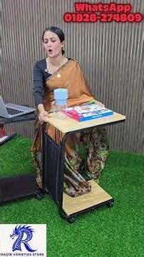 👉 Moveable Side Table | সহজে বহনযোগ্য ও স্টাইলিশ টেবিল #kitchencleaning #cleankitchen