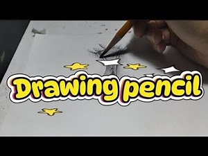 Drawing pencil female. / Pencil drawings techniques./ Drawing process