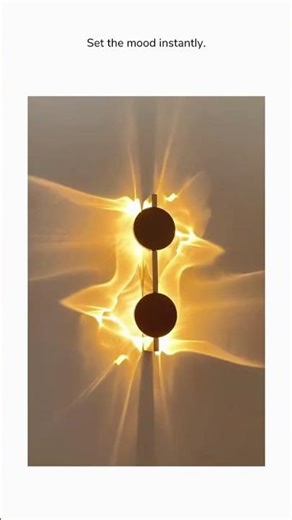 Product Link in Bio⁠ ⁠ The Modular Glow Projection Modern Wall Light transforms any room with its