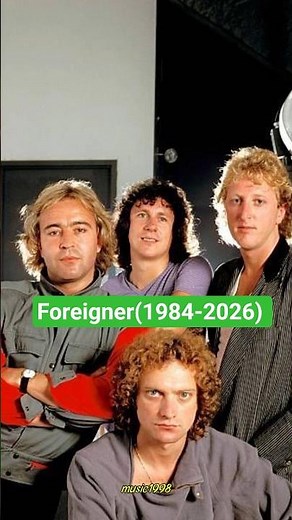 Foreigner members 1984-2026 #music #musician #rockmusic #80smusic