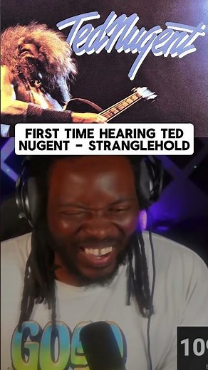 FIRST TIME Hearing Ted Nugent -"Stranglehold" #shorts #musicreaction