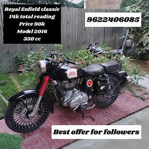 33 reactions · 7 comments | Royal Enfield classic 14k total reading Price 90k Model 2016 #insta #fb #viralvídeos #viralvideos #viralreels #trend #veiws #kashmir #millionaire #viralvideos #travelling | Yawar Bashir | Facebook