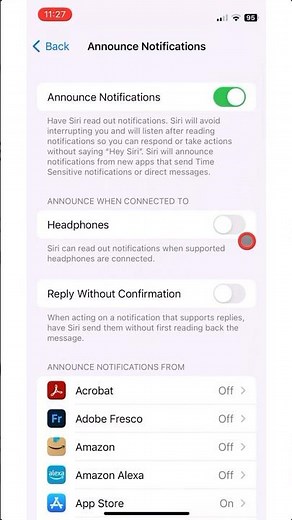 How to Use Announce Notifications on iPhone 🔊📱📢🔔