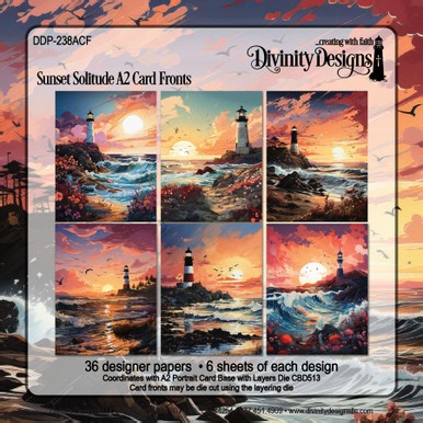 SUNSET SOLITUDE A2 CARD FRONTS PAPER PAD - *SEE BELOW