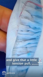 Ever wonder how to hand sew a bias binding?🪡 This method will not rip out and it is invisible! My modification on a traditional slip stitch locks each stitch in place and adds significant strength. Let me know in the comments below if you’ve tried this before! | Gail Doane Originals