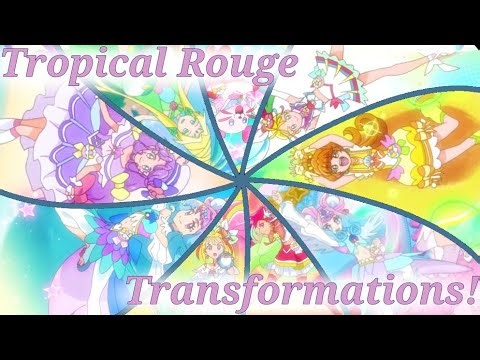 Ranking Tropical Rouge Precure Transformations!