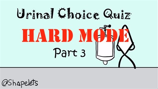 Shapelets Comics on Instagram: "number 3 is asking for a friend #quiz #urinalquiz #choose animation"