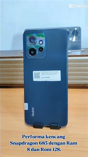 Redmi Note 12 4G - Matte Black 8/128