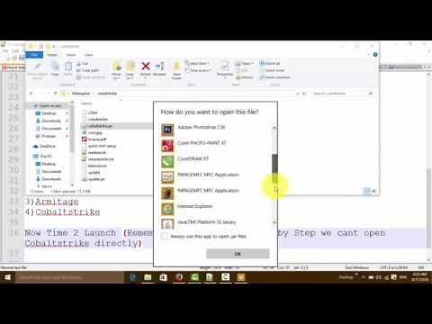 How to Install Metasploit Armitage Cobaltstrike on win 10