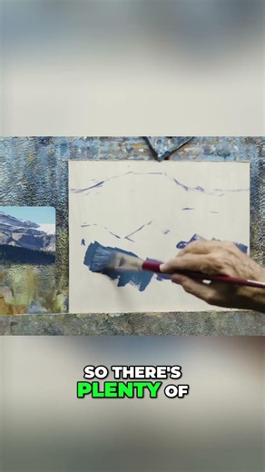 Mastering French Ultramarine Blue for Atmospheric Art #shorts