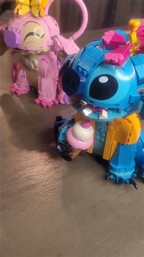 LEGO Stitch & Angel Build Reveal 💙💗 | BrickByBrick #LEGO #StitchAndAngel #LEGOReveal