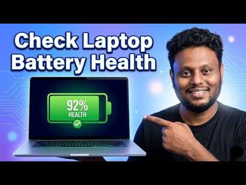 How to Know Battery Health in Windows Laptop 🔥