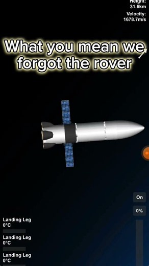 What you mean we forgot the rover | Spaceflight Simulator 1.6