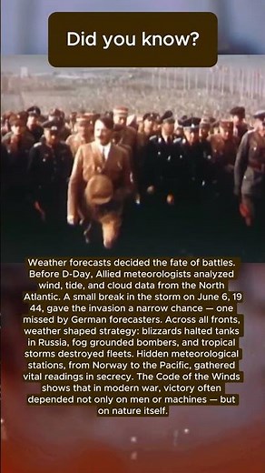 The Code of the Winds – Weather and the War