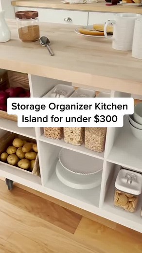 Genius DIY Kitchen Storage Solutions on Wheels at Walmart