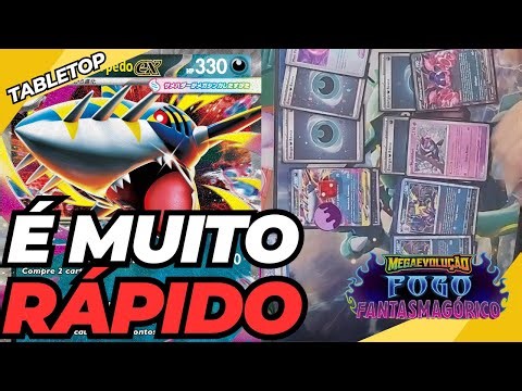 Mega Sharpedo is EXTREMELY aggressive! | Tabletop Gameplay "Ghostfire"