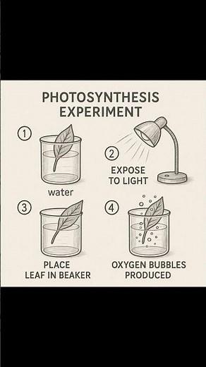 Photosynthesis Experiment 🌿 | Simple Science Explained! #Shorts