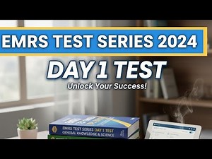 EMRS TEST SERIES DAY 1 ST 2025 #emrs