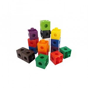 [Hot Item] Htttoys Kids Early Educational Toy Math Link Snap Counting Cubes Building Number Blocks