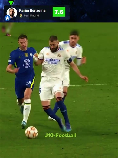 Benzema DESTROYS Chelsea | Hat-Trick | Rating #football#benzema