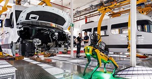 This Cute Robot Dog May Help Build Your Next Mercedes-Benz