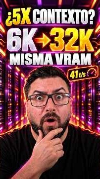 5X MÁS CONTEXTO en IA LOCAL con la MISMA GPU 😳