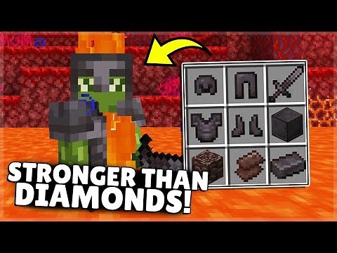 New Netherite armor is STRONGER than DIAMONDS! (Minecraft Nether Update 1.16)