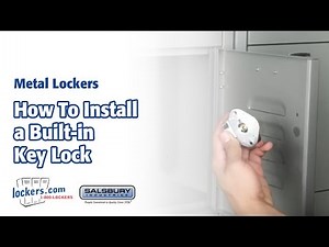 Lockers.com | How To Install a Built-In Key Lock