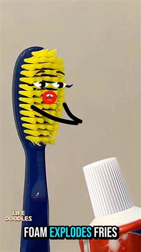 2.2K views · 17 reactions | Toothpaste Meets French Fries! This Took a Wild Turn 瘟 #LifeDoodles #Animation #Cartoon | Life Doodles short | Facebook