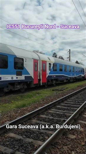 IC551 București Nord - Suceava cu LEMA 481 015-2 RO-SNTFC “Ioan Cantacuzino”