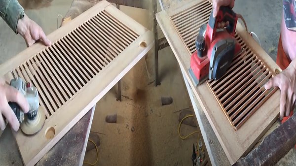 Building a Shutter Door Cabinets with High-Level Woodworking