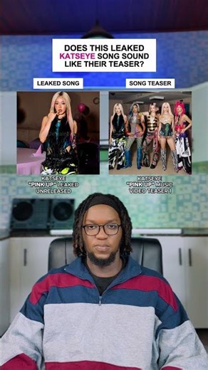 Does This KATSEYE Leaked Song Sound Like Their Teaser: KATSEYE "PINKY UP" #shorts #katseye #music