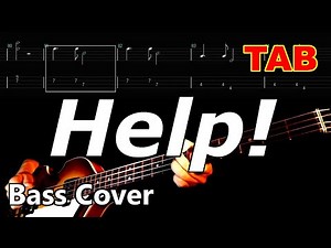 The Beatles bass TAB - Help! (Bass only cover)