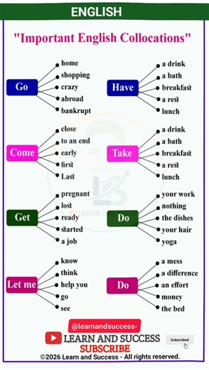 Improve Your Vocabulary: 30+ Must-Know English Collocations! 💡