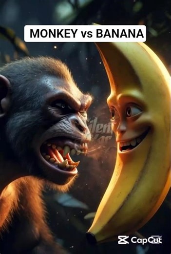 Silent War: Episode 19 - MONKEY vs BANANA #shortsviral #foryou #monkey