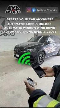 Mercedes GLE Remote Starter + GPS Tracking | 2 New Style Keys & Phone App Start#mercedes#remotestart