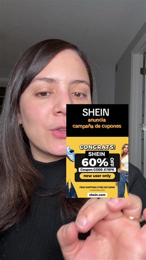 Aprovecha los códigos de descuento de SHEIN para que te ahorrares mas de un 60% en tu próxima compra. VAS al app de y en el buscador del vas ingresas estos codigos. Usa el codigo 🔍T3UVP para encontrar mis SHEIN picks. Y el código E78FK para un 60% off si eres usuario nuevo. lo demas códigos te llevan a secciones se SHEIN donde los articulos ya tiene el descuento aplicado y alguno de ellos tienen hasta un 90% de descuento. Con el código 4C4HQ ENCONTRARAS artículos con hasta un 90% de descuento #