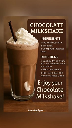 1.4K views | Craving that thick, dreamy chocolate milkshake that hits...