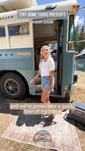 28K views · 726 reactions | Blooper Walkthrough of this Beautiful Bus Conversion IG: arbourseason | Tiny Home Tours | Facebook