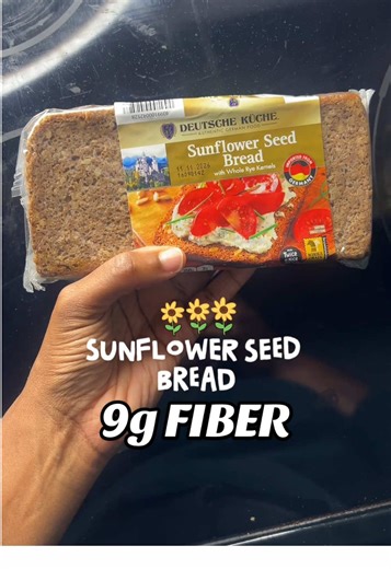Sunflower Seed Bread: 9g Fiber Per Slice