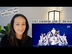 Girls' Generation SNSD - Intro + "Motorcycle" + "Gossip Girls" - Genie 1st-3rd Japan Tour REACTION