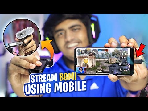 How To Stream BGMI Like Professional Streamers With Webcam On Android Like PC. Stream On Youtube.