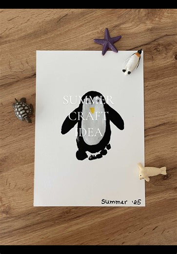 Penguin Craft Idea for Kids: Fun Summer Activity