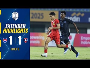 🇰🇭 CAMBODIA VS LAOS 🇱🇦 (Mandiri Cup 2025 Extended HLs)