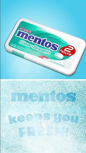 Mentos 2 hour Clean Breath Intense Mint